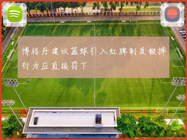 博格丹建议篮球引入红牌制度假摔行为应直接罚下